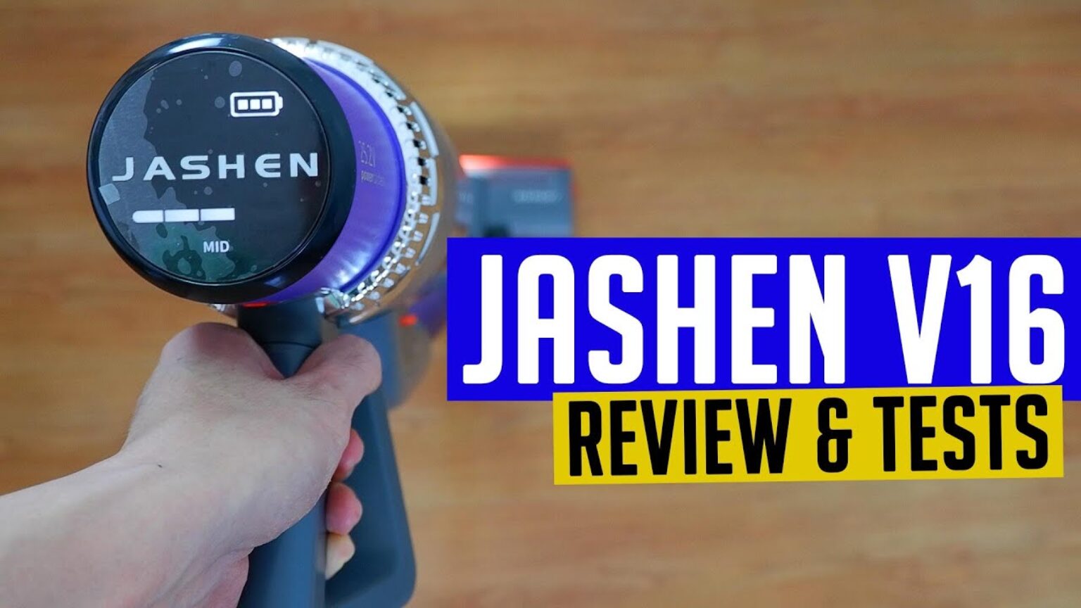 JASHEN V16 REVIEW Sub200 Cordless Stick Vacuum That Cleans Floors